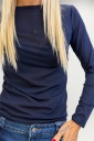 maglia in cashmere blend tinta unita